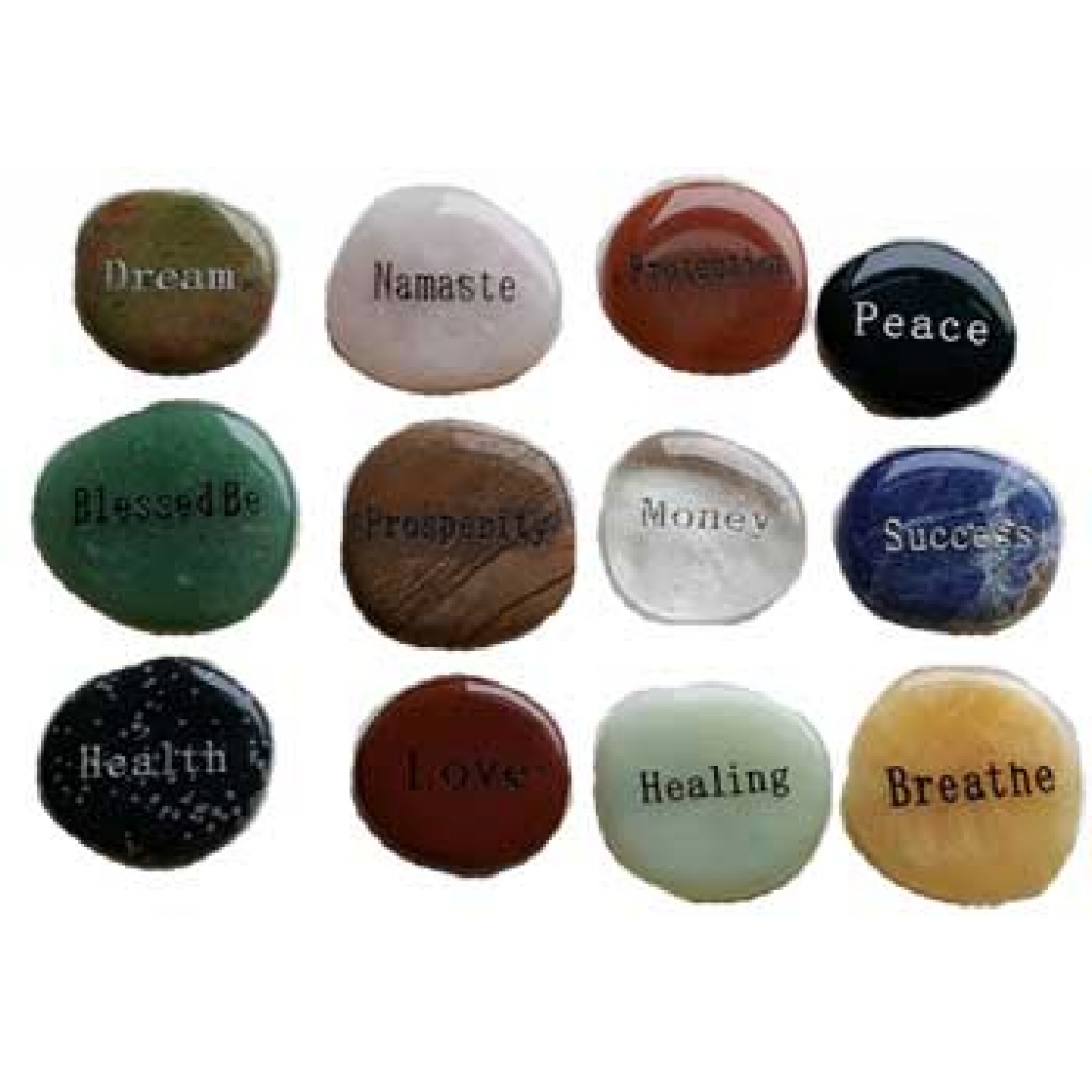 Inspirational Word Worry Stone - Motivational Gift