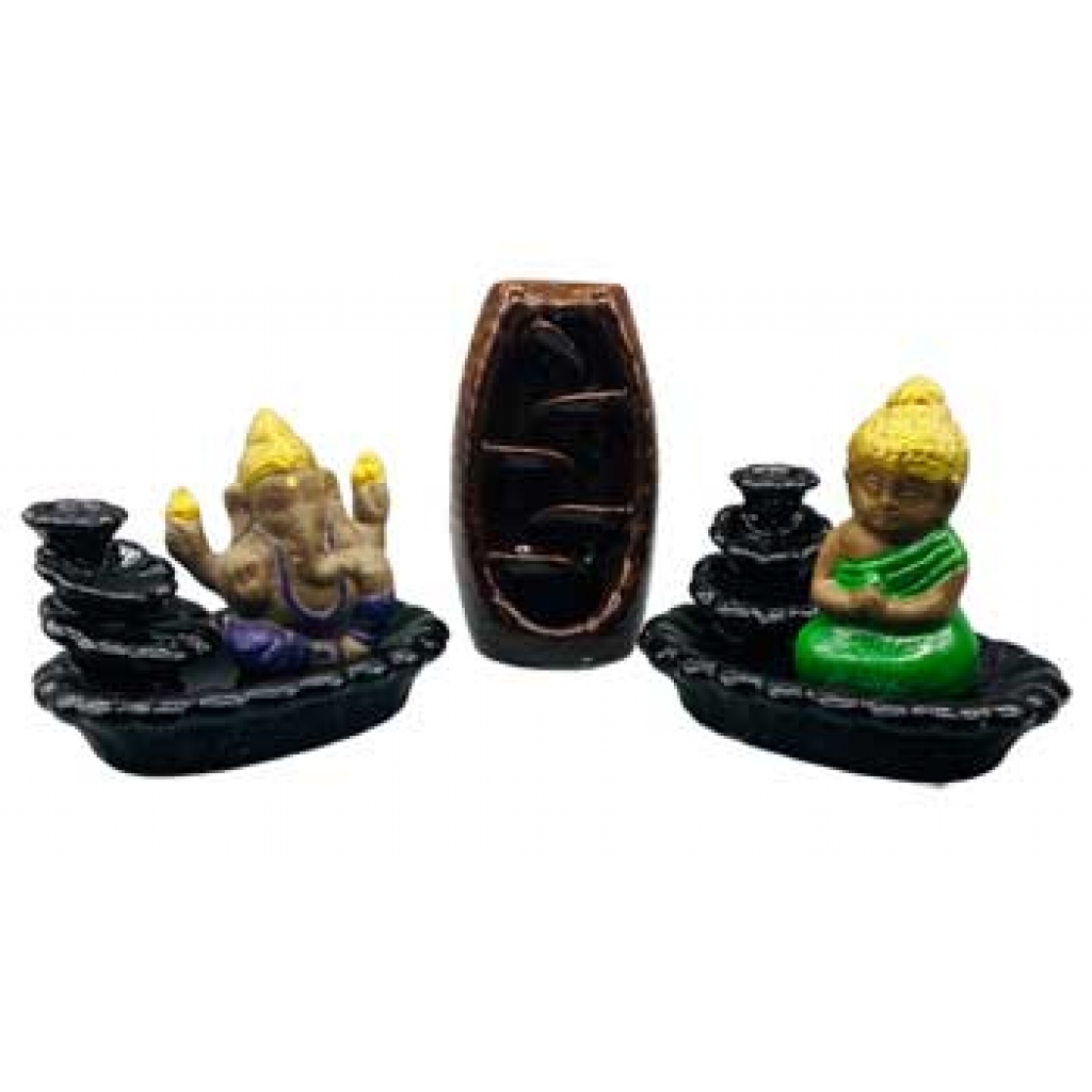 Ceramic Backflow Incense Burner - Various Styles