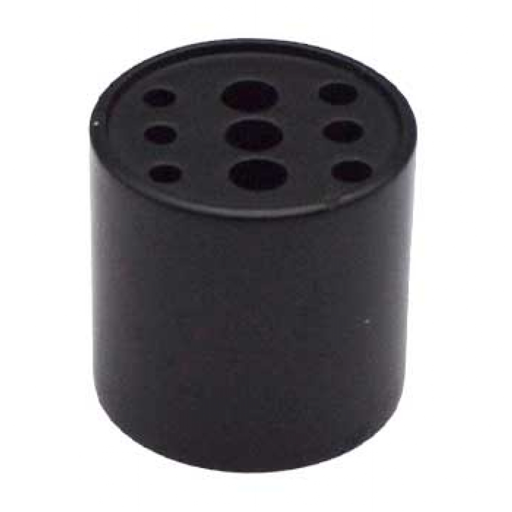 Black Brass Incense Holder - 9 Holes