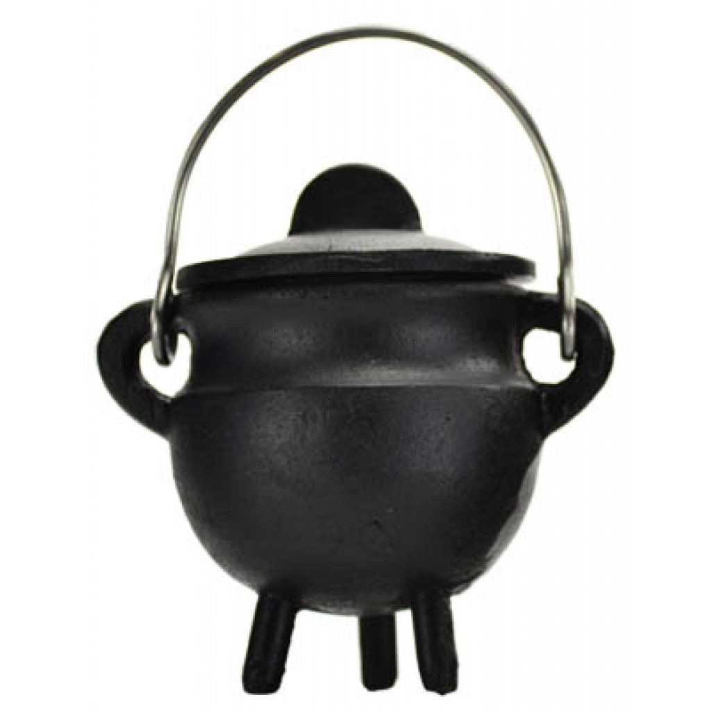 Plain Cast Iron Cauldron with Lid - Timeless Classic