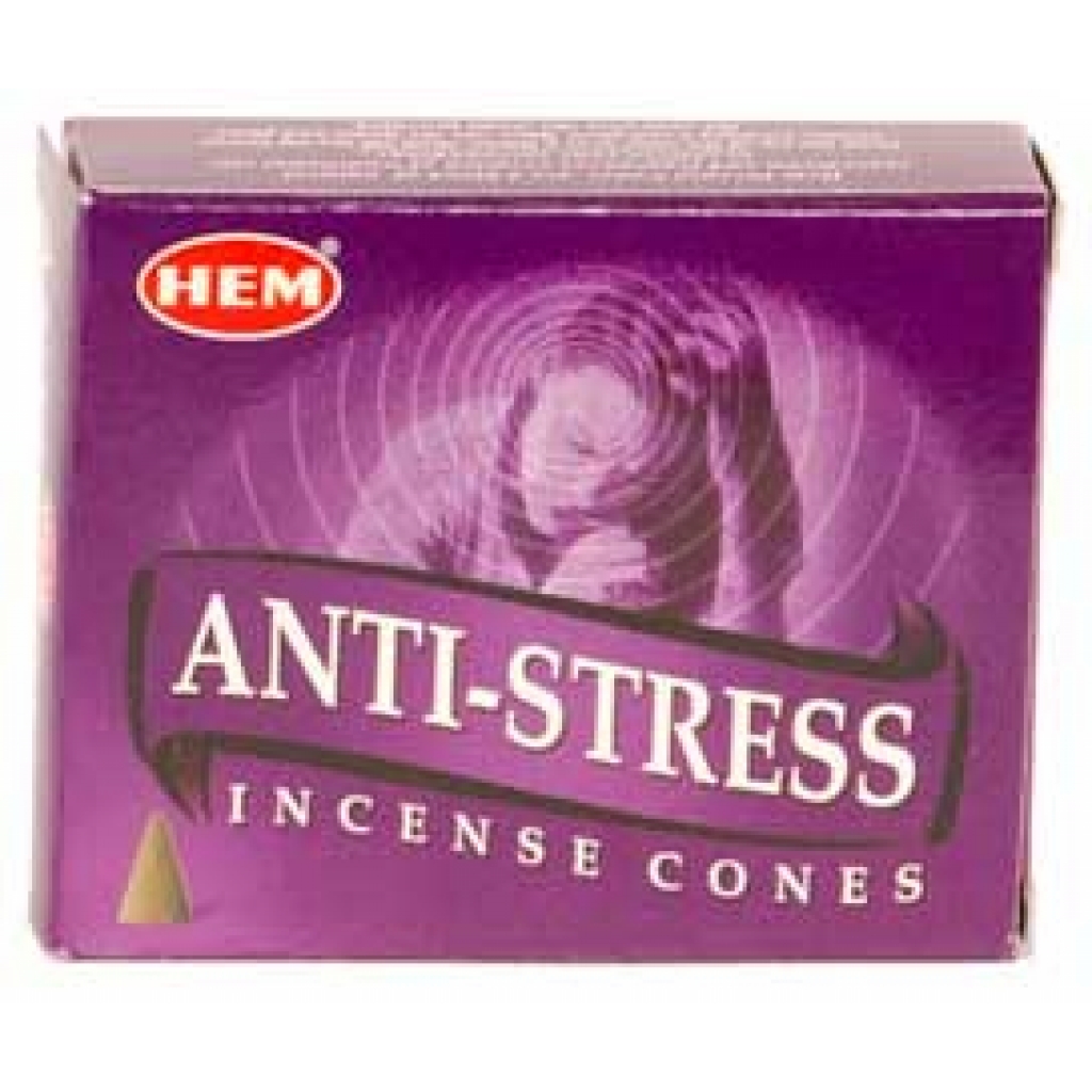 HEM Anti-Stress Incense Cones - 10 Pack