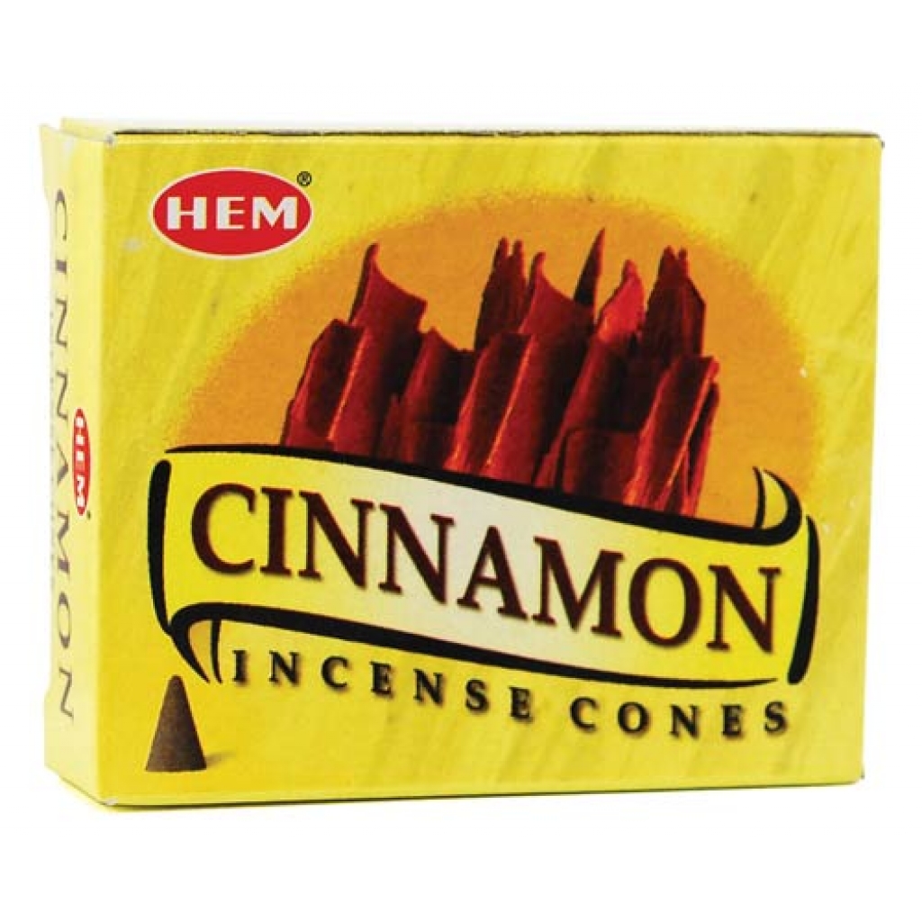 Cinnamon HEM Incense Cones (10 Cones)