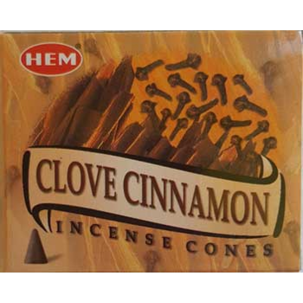 Hem Clove Cinnamon Incense Cones - Aromatic Bliss