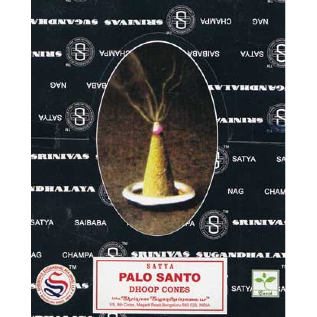 Palo Santo Dhoop Cones Satya (12 per pack)