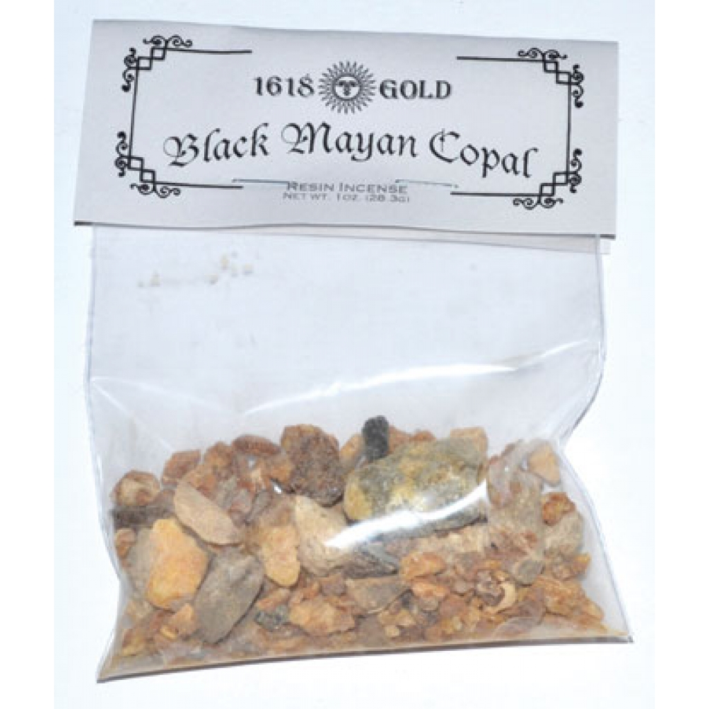 Premium Black Mayan Copal Granular Incense - 1oz