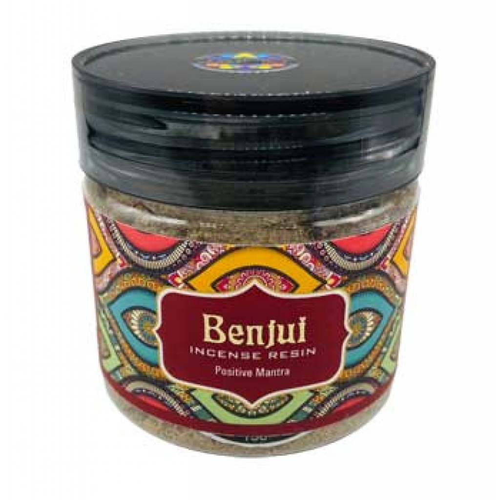 100g Positive Mantra (Benzoin) Resin Jar for Ritual and Blessings