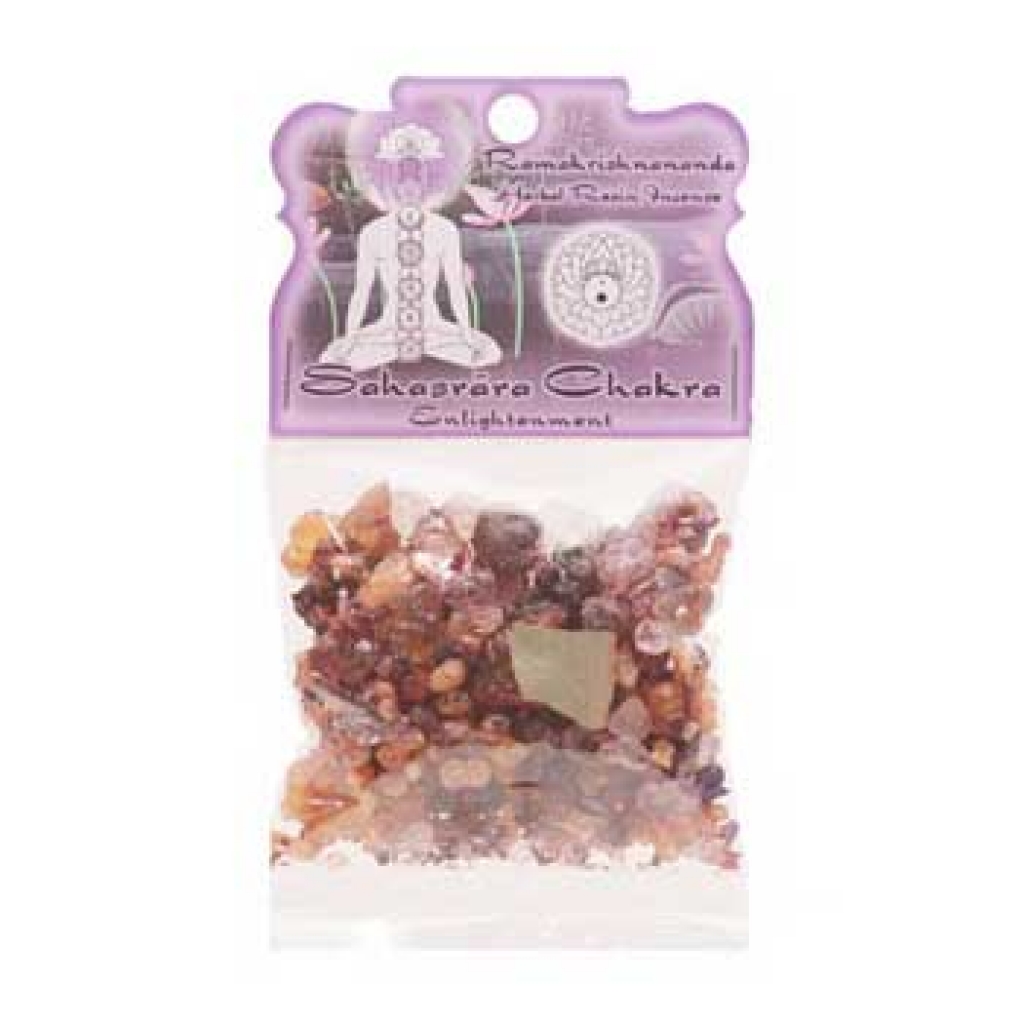 1.2oz Sahasrara Chakra Resin Incense: Awaken Your Energies