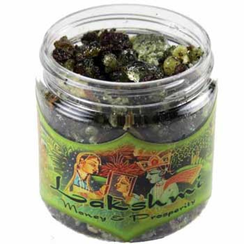 2.4oz Lakshmi Resin Incense for Prosperity