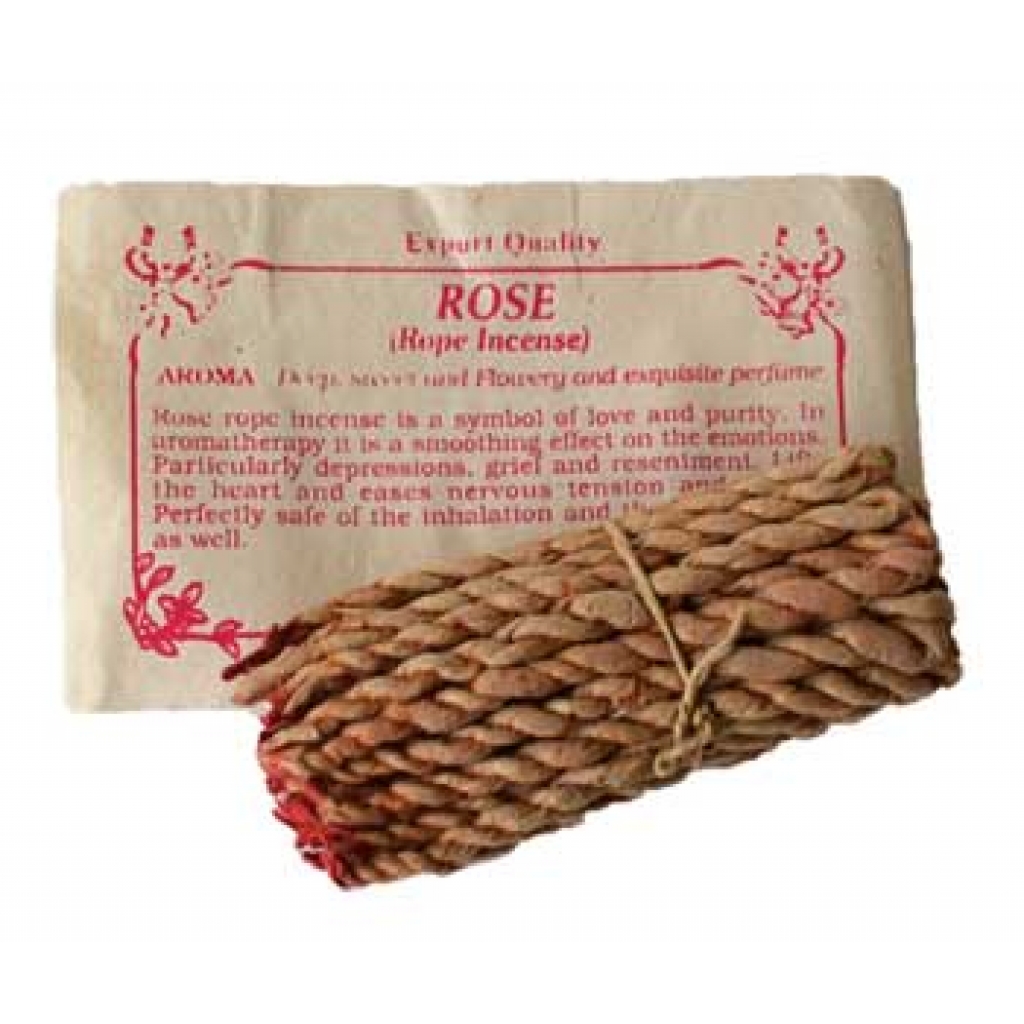 Rose Tibetan Himalayan Rope Incense - 20 Ropes