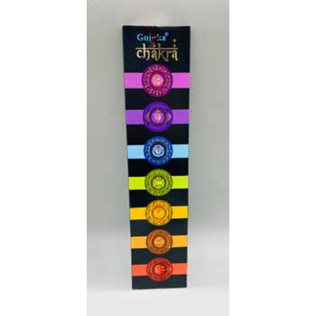 Goloka 7 Chakra Incense Sticks - Energizing Aromas