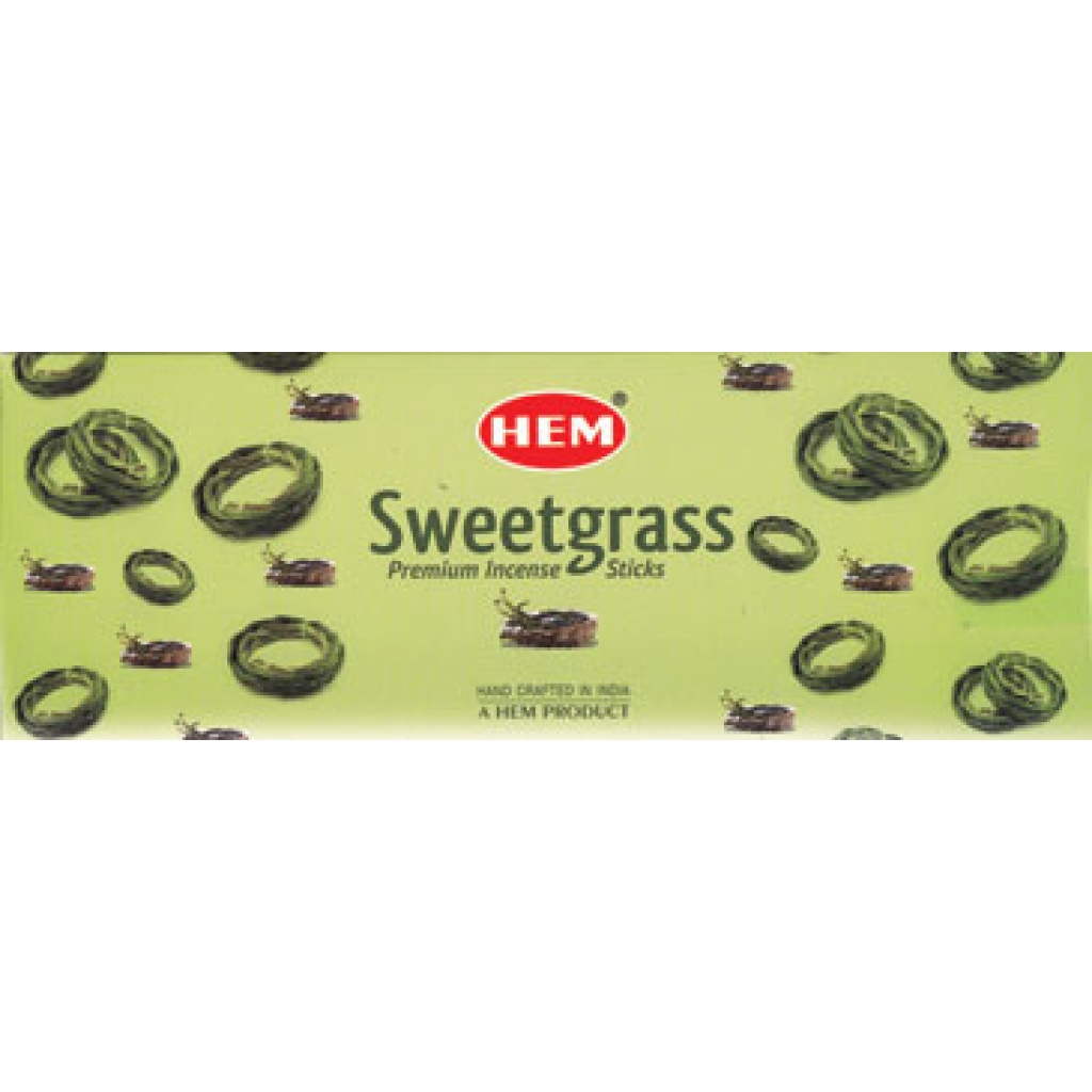 20 Pack Sweetgrass HEM Incense Sticks