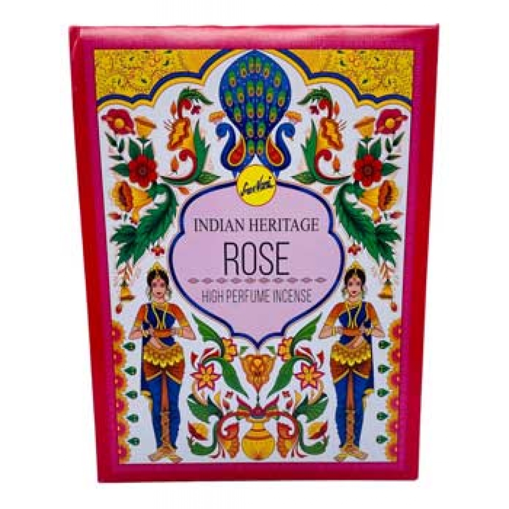 15 gm Indian Heritage Rose Incense Sticks