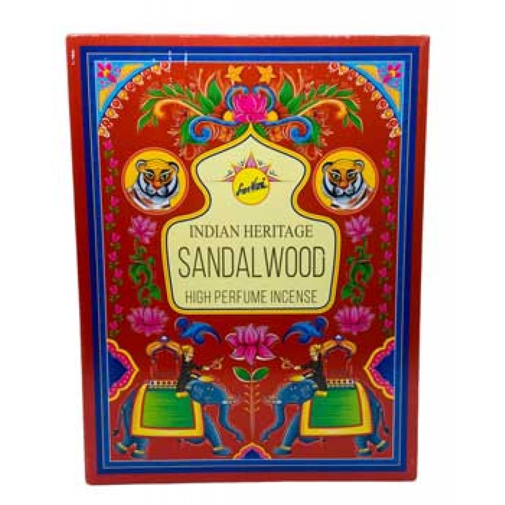 15g Indian Heritage Sandalwood Incense Sticks