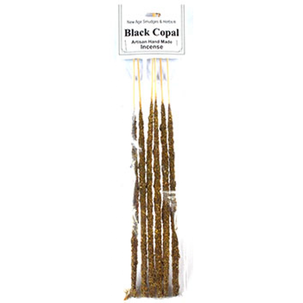 Handmade Black Copal Incense Stick - 6 Pack