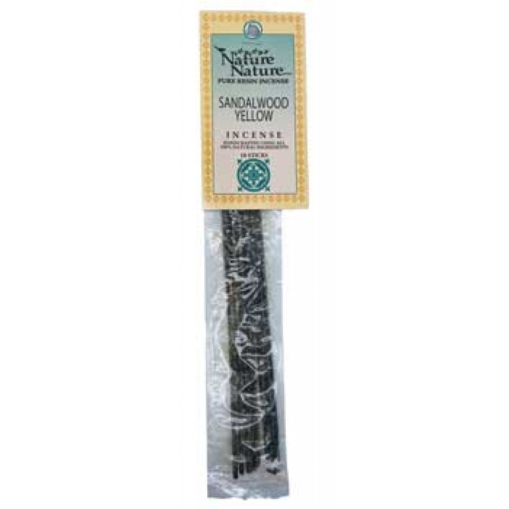 Yellow Sandalwood Stick 10 Pack - Natural Serenity