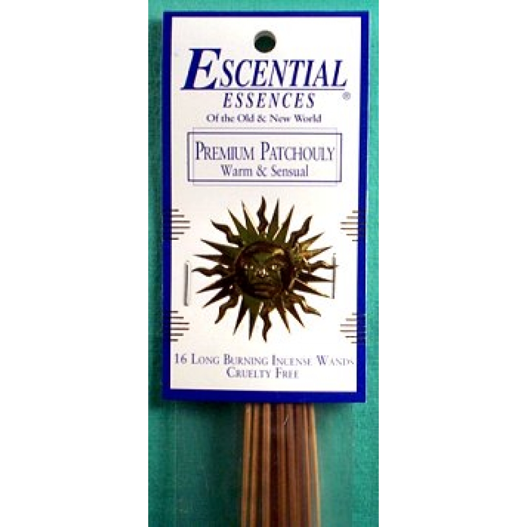 Patchouli Essential Essences Incense Sticks - 16 Pack