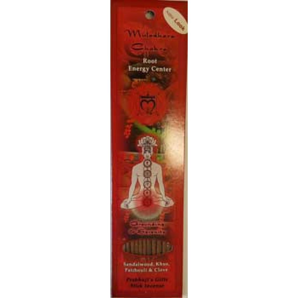 Muladhara Chakra Incense Sticks - 10 Pack