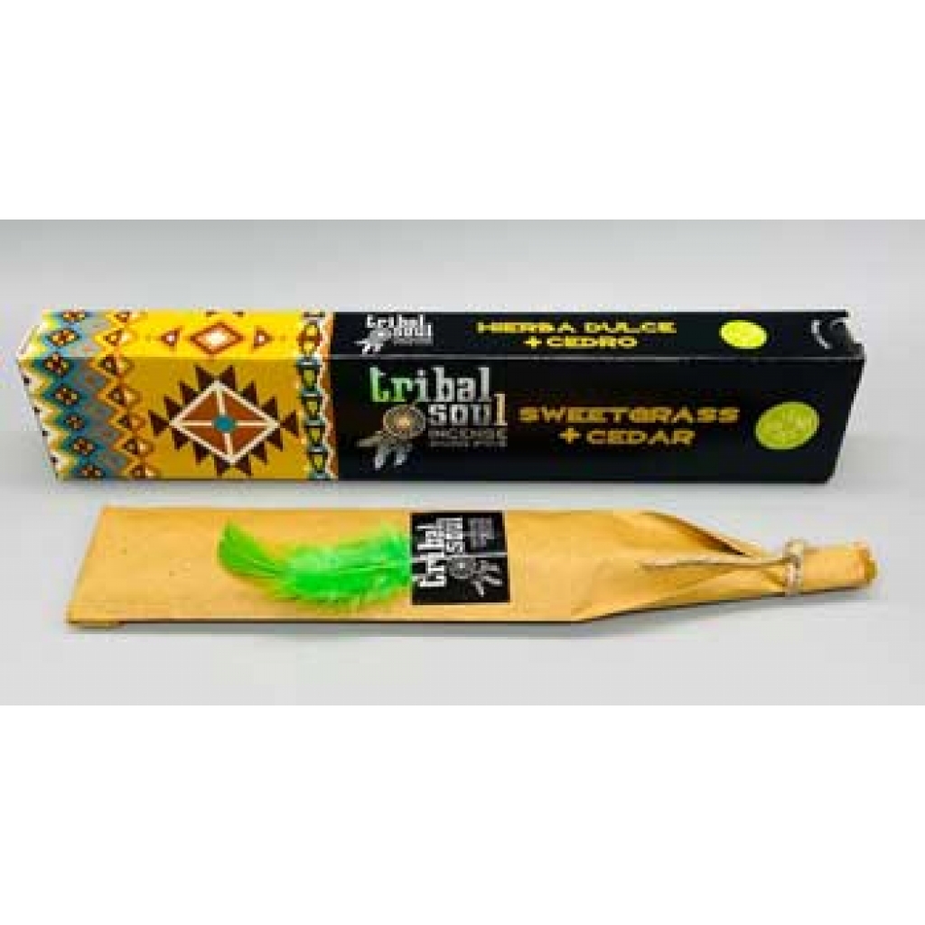 Sweetgrass & Cedar Tribal Soul - 15gm Incense