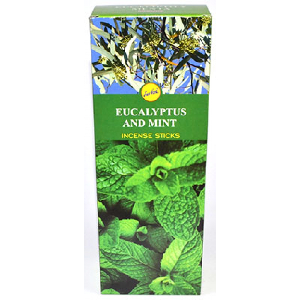 Eucalyptus and Mint Sree Vani Stick Incense (Box of 6)