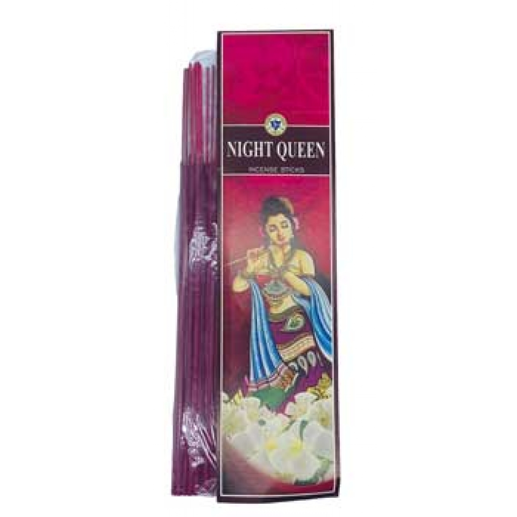 20 Night Queen Incense Sticks - Pure Vibrations