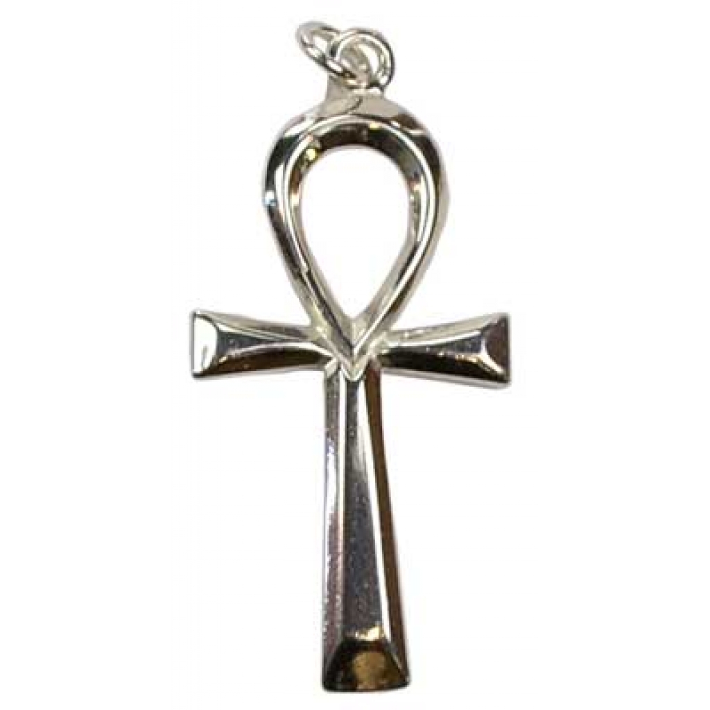 Sterling Silver Ankh Pendant - 1.5