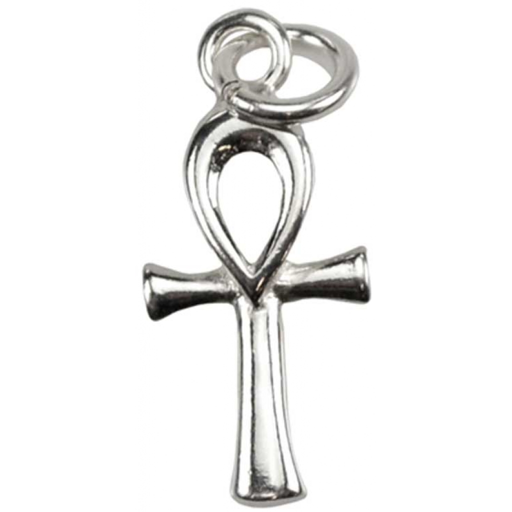 Sterling Silver Ankh Pendant - 1/2