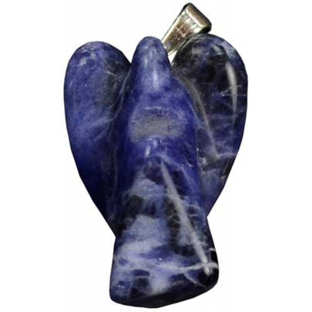 Sodalite Angel Pendant: A Guardian of Clarity and Communication