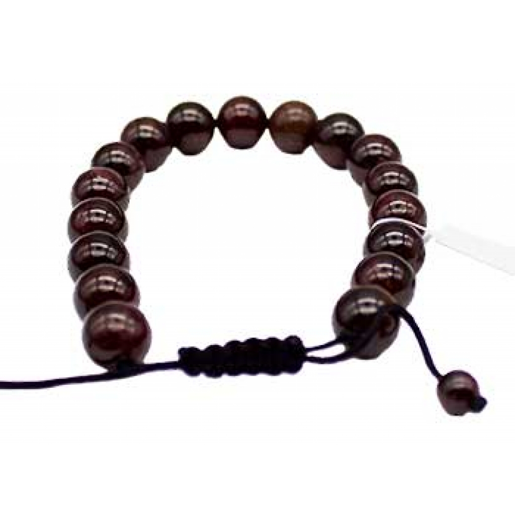 10mm Garnet Bracelet - Adjustable Design