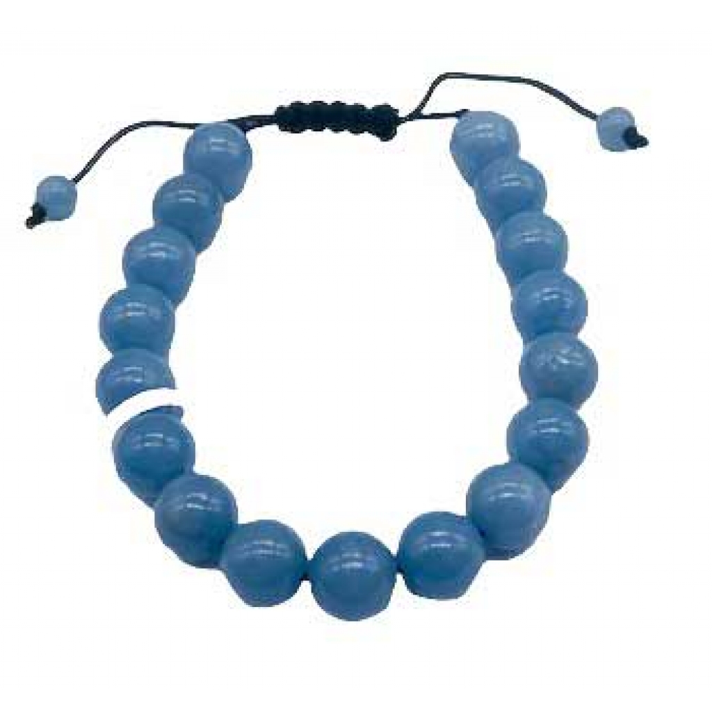 10mm Angelite Adjustable Bracelet