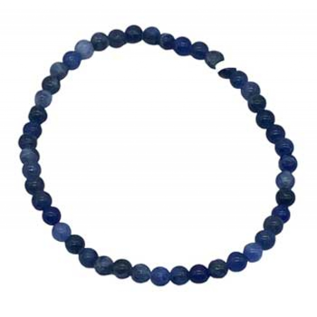 4mm Sodalite Bracelet - Healing Energy