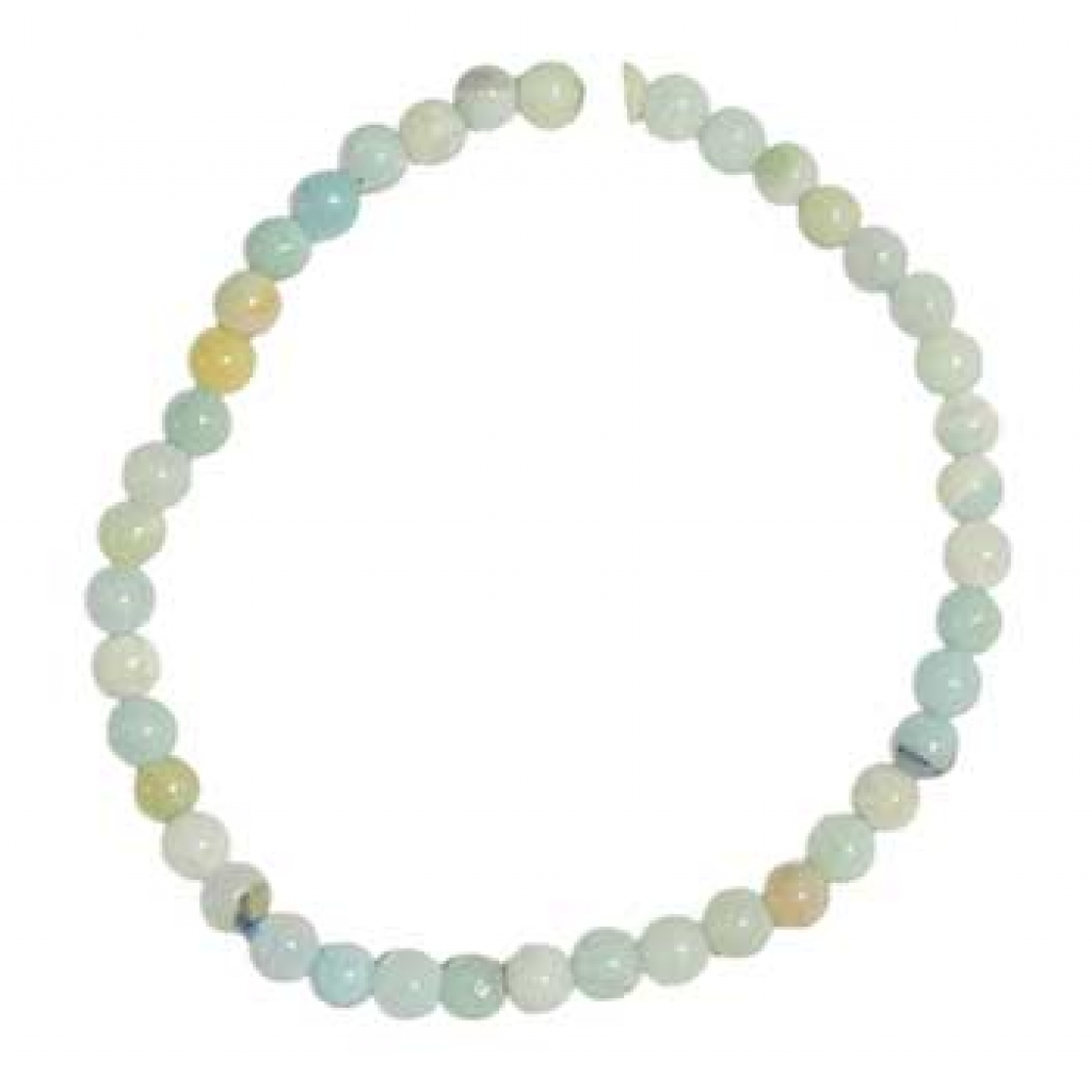 4mm Amazonite Beaded Bracelet