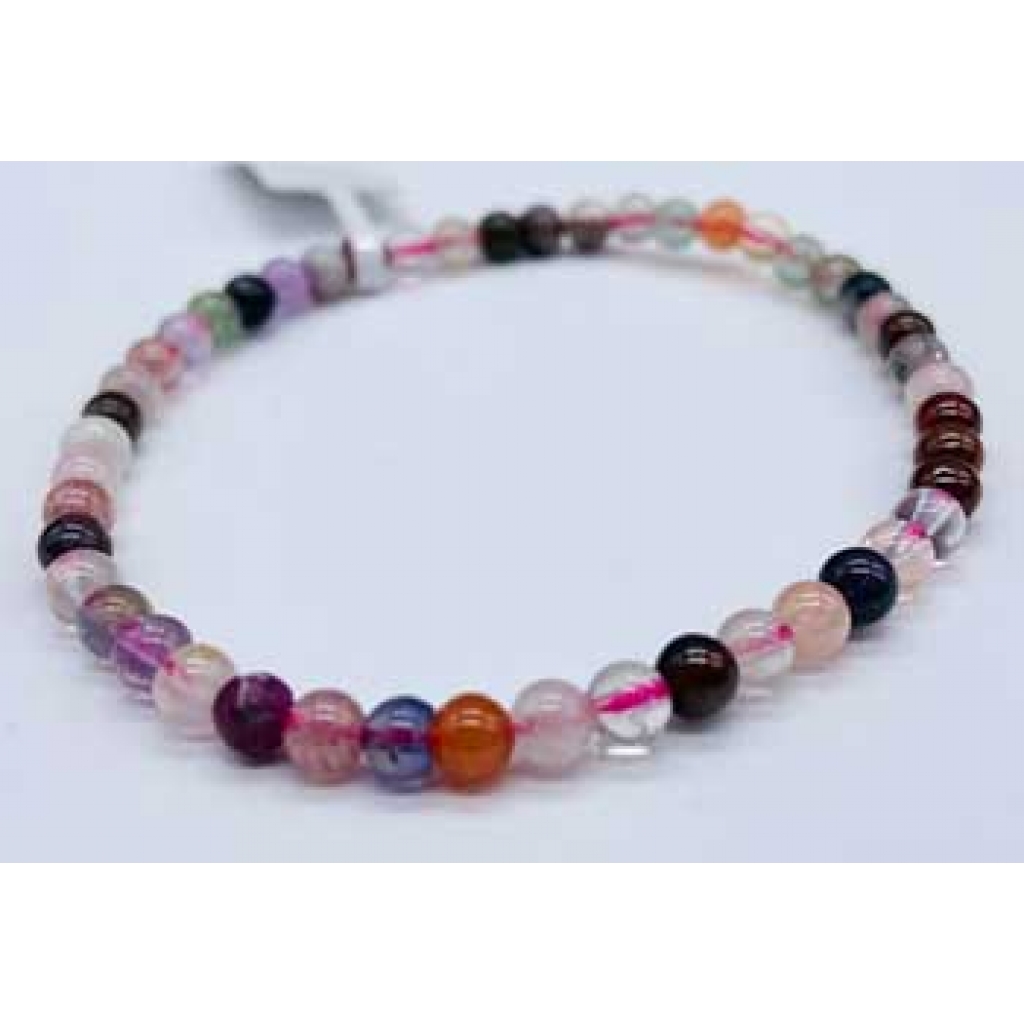 4mm Multi Stones Bracelet - Enhance Your Energy