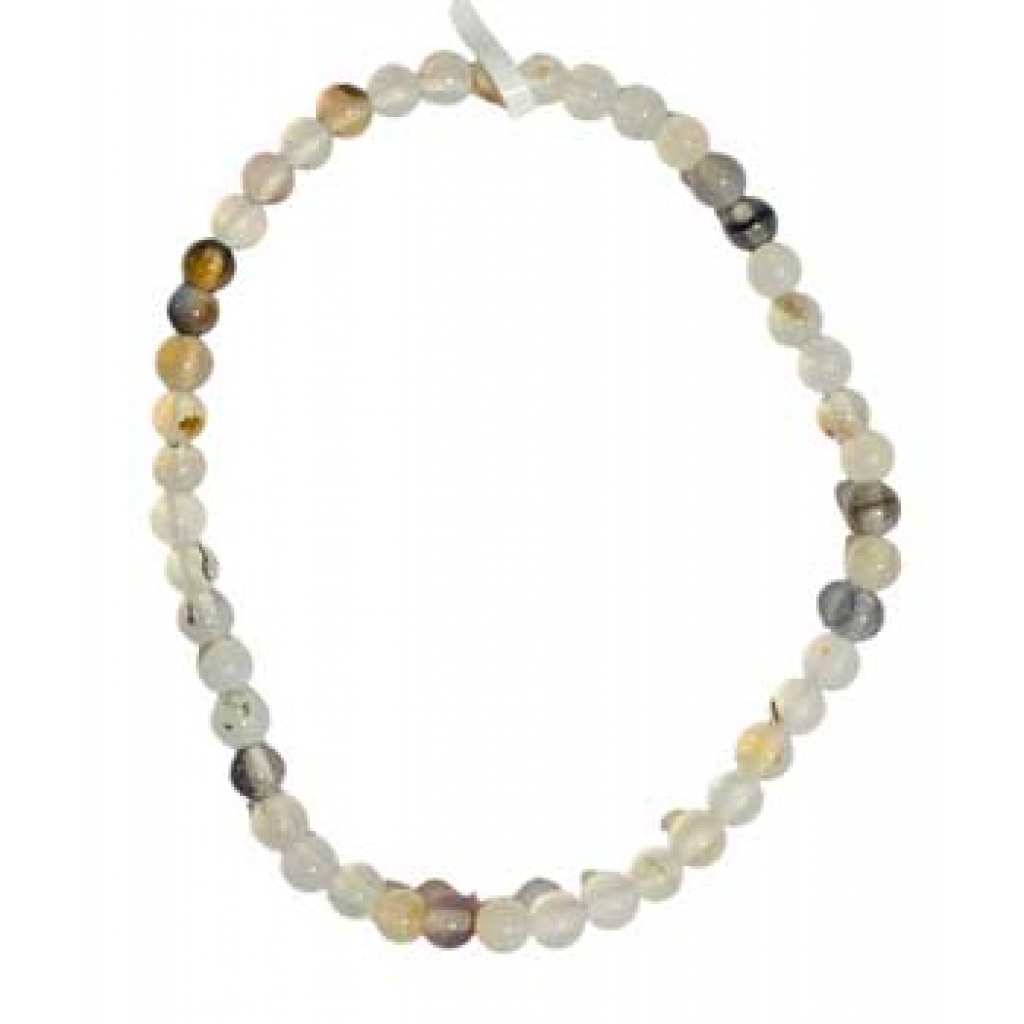 4mm Agate Bracelet - Embrace Positive Energy