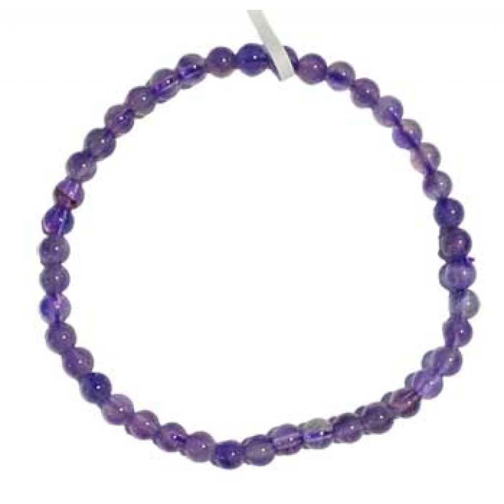 4mm Amethyst Bracelet - Calmness and Clarity