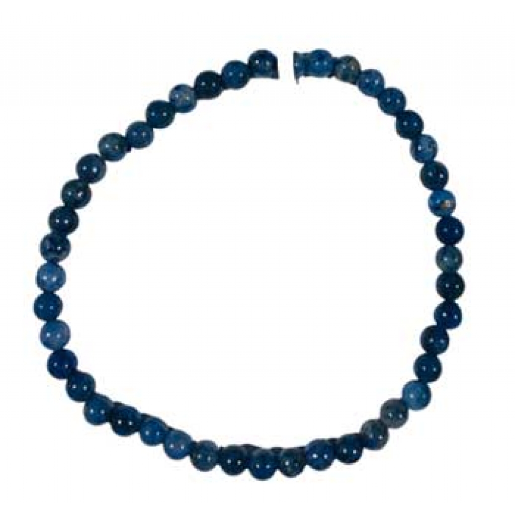 4mm Dumortierite Bracelet - Elastic Natural Stone