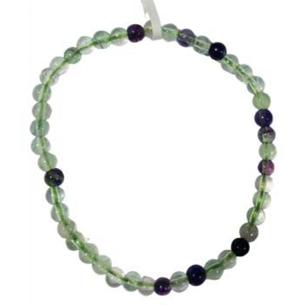 4mm Fluorite Bracelet