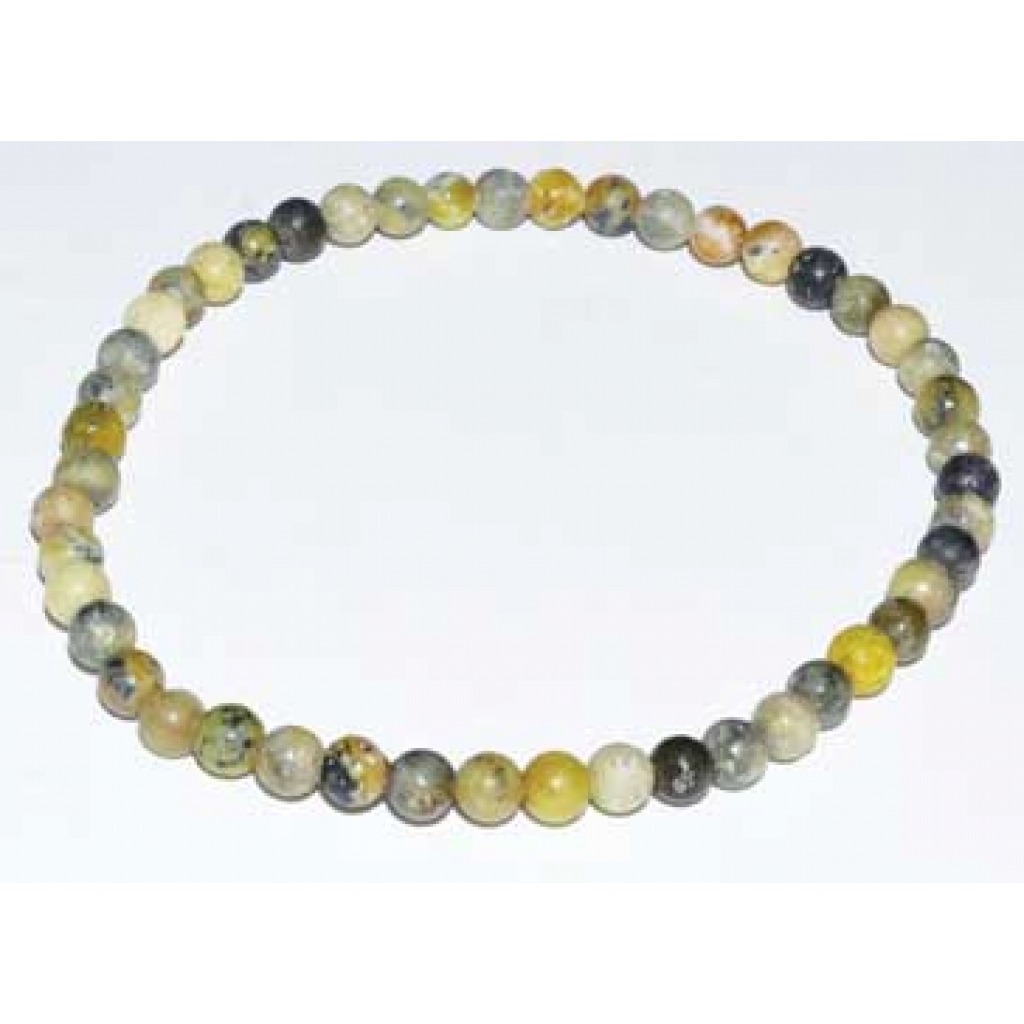 4mm Yellow Turquoise Bracelet - Empower Your Energy