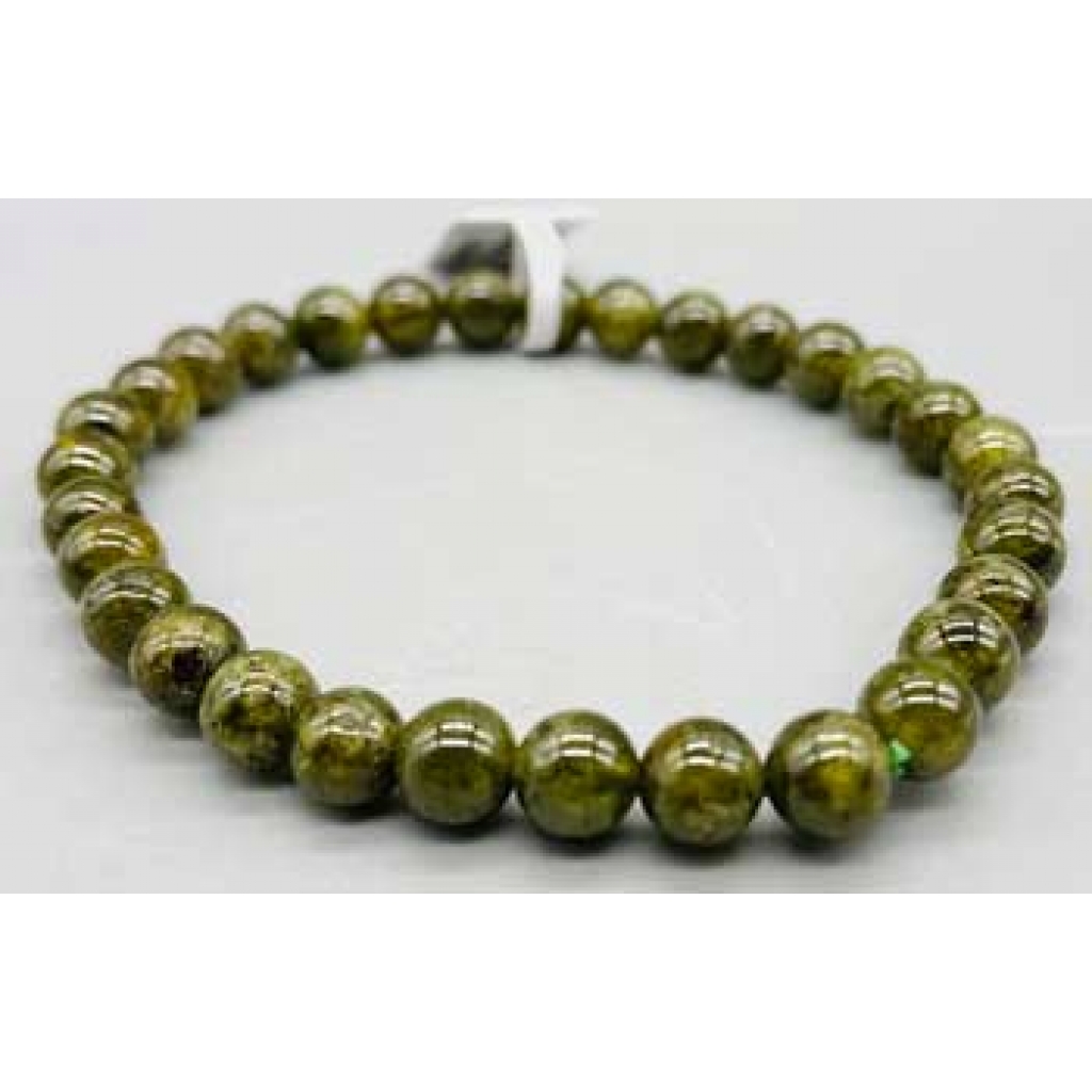 5-6mm Green Garnet Bracelet