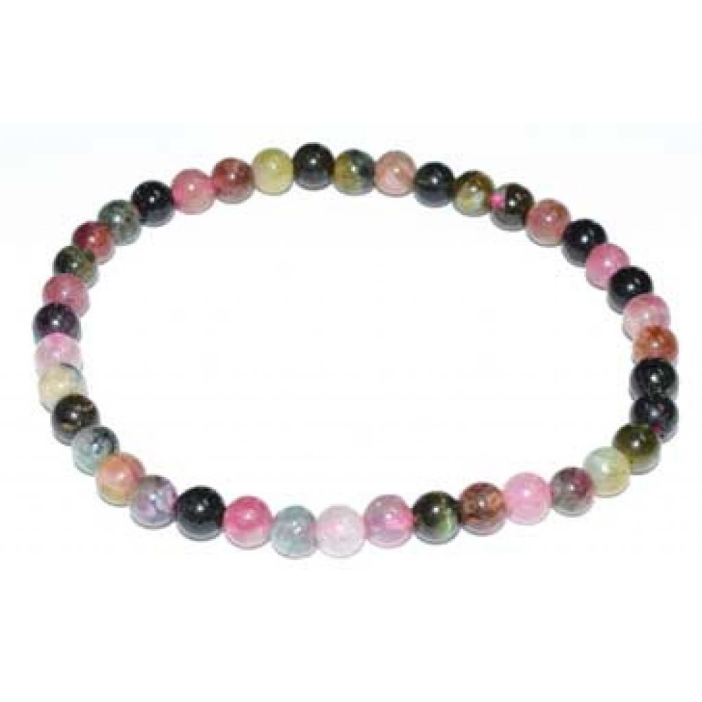 5-7mm Tourmaline Mixed Bracelet for Protection and Balance