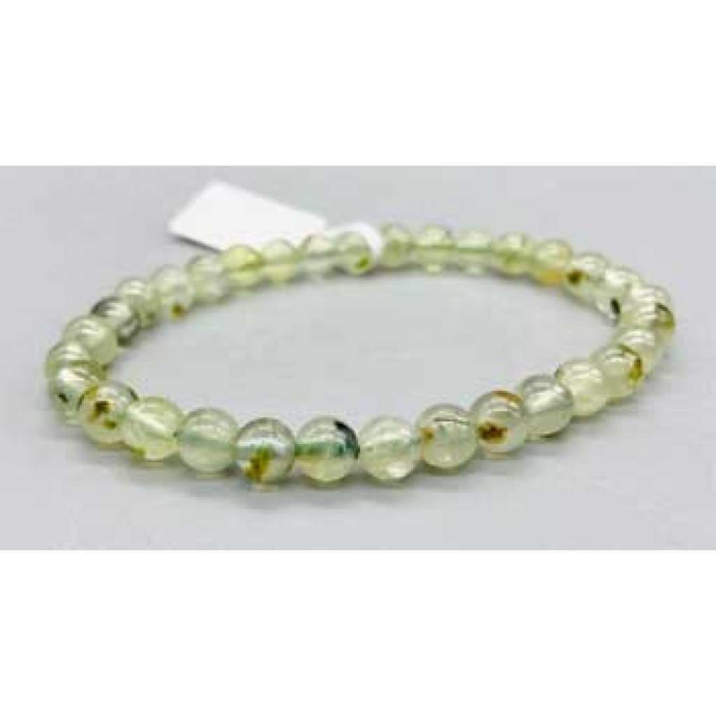 6mm Prehnite Bracelet