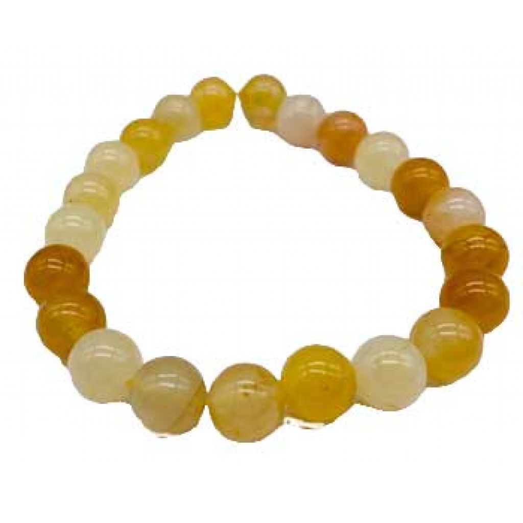 8mm Yellow Jade Bracelet – Wisdom and Joy