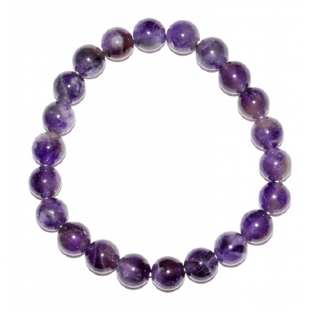 8mm Amethyst Bracelet - Enchanting Energy