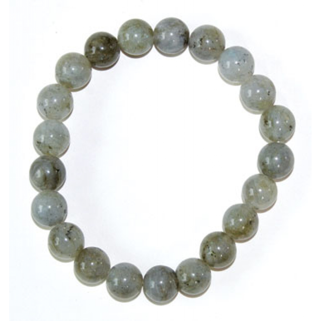 8mm Labradorite Beaded Bracelet