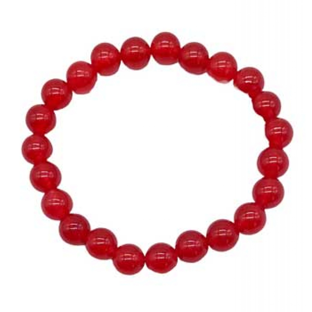 8mm Red Jade Bracelet for Personal Empowerment