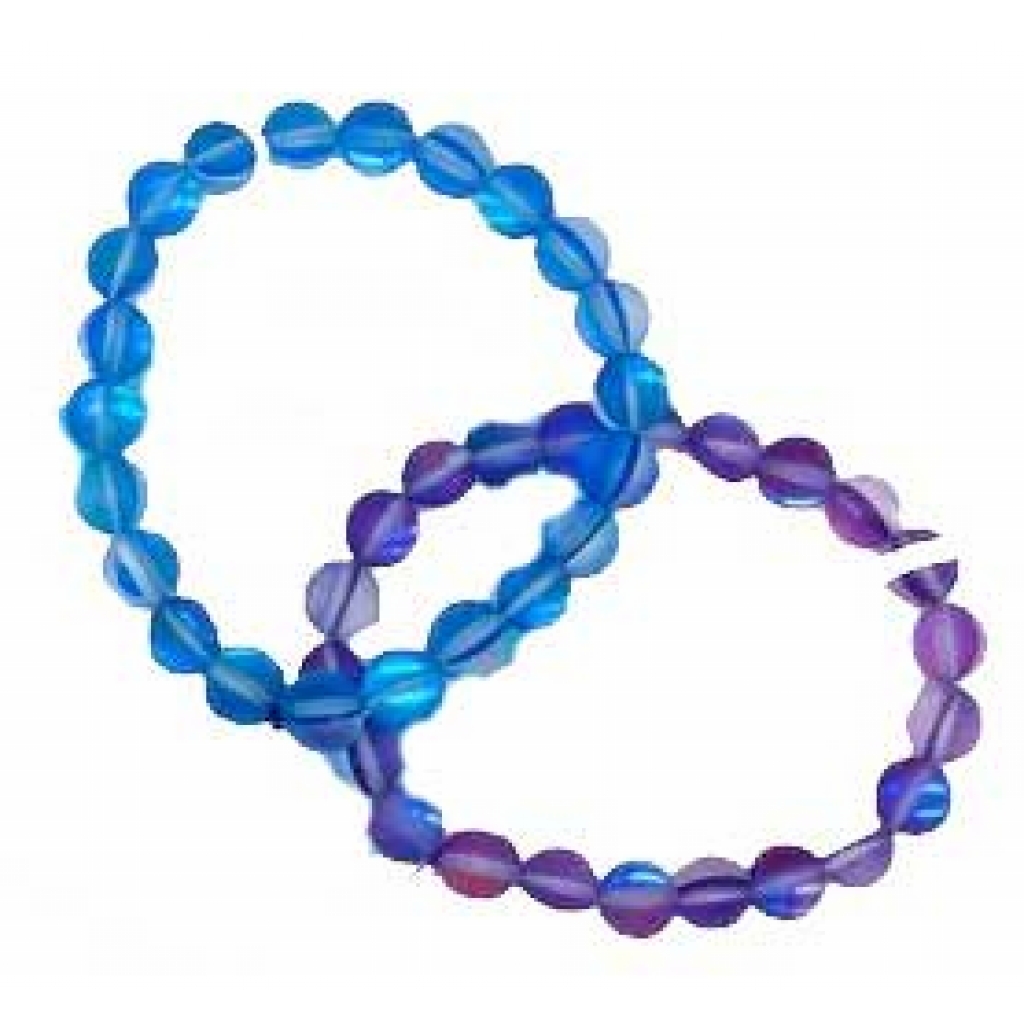 Frosted Glass Bracelet - 8mm