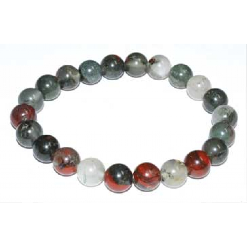 8mm Bloodstone (Seftonite) Bracelet