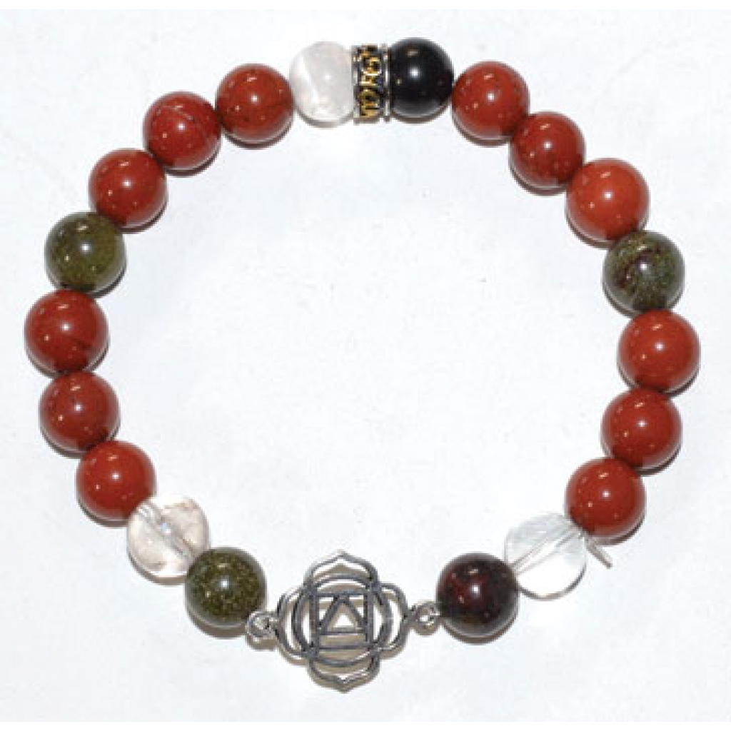 8mm Chakra Root Bracelet