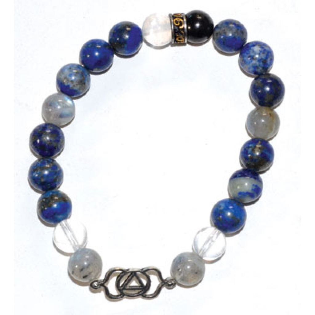 8mm Chakra Third Eye Bracelet: Enhance Intuition