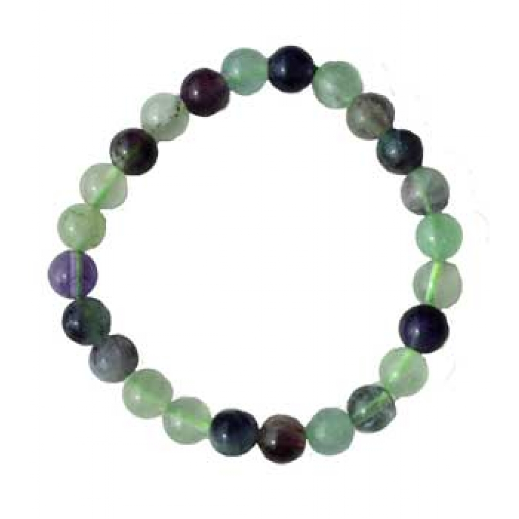 8mm Fluorite Power Bracelet for Balance