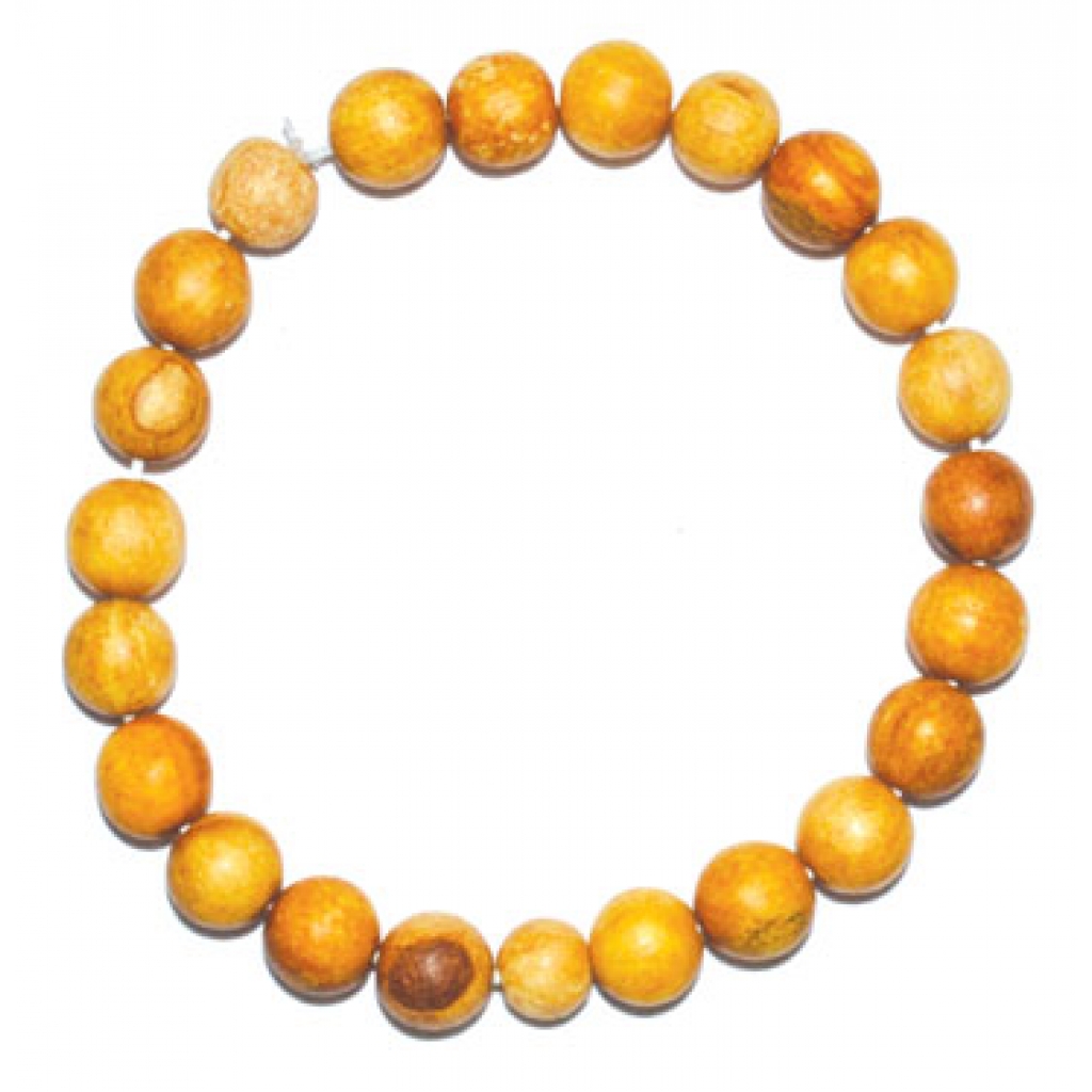 8mm Palo Santo Beaded Bracelet - Sacred Wood Benefits